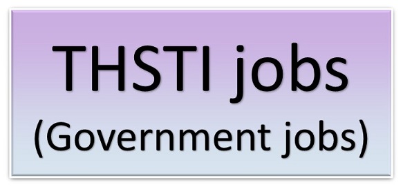 THSTI recruitment - jobs