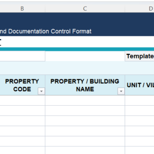 Preview of Property Handover Checklist Excel template for property transfer, possession checks, keys, fixtures, utilities, and condition verification